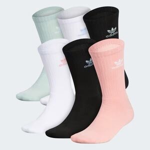 Adidas Multicolor Crew Socks - Pack of 6